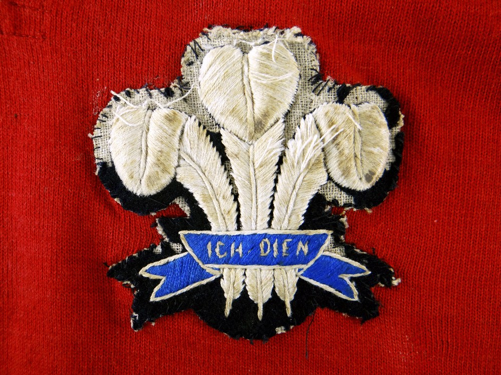 1905-1907 WALES INTERNATIONAL RUGBY UNION JERSEY WORN BY RHYS GABE (1880-1967) HAVING BEEN SWAPPED - Image 3 of 14