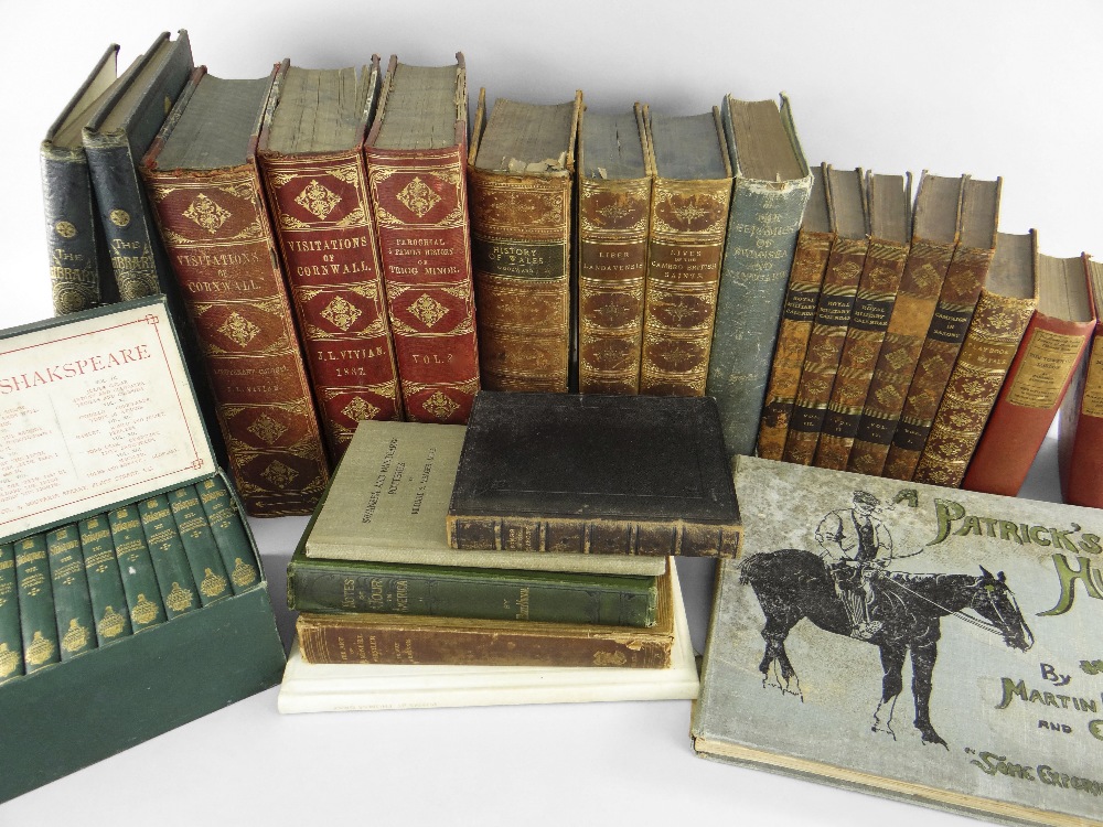 COLLECTION OF MIXED ANTIQUARIAN BOOKS FROM THE VIVIAN FAMILY including two volumes of 'Visitations