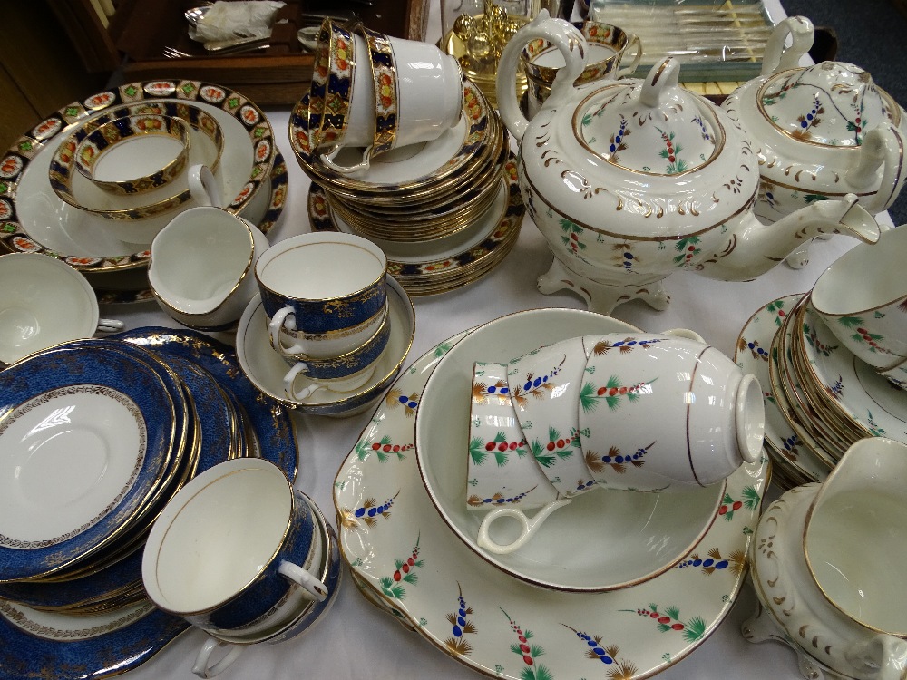 STAFFORDSHIRE TEAWARE in various patterns