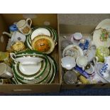 MYOTT DINNERWARE, cottage ware, commemorative beakers, crestedware and an assortment of other