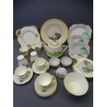 TUSCAN ART DECO TEAWARE with others