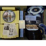 COLLECTOR'S WALL PLATES and Millennium commemoratives by Royal Worcester, Wedgwood and others