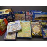 LARGE QUANTITY OF MAINLY MODERN JIGSAW PUZZLES