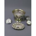 SILVER PIN DISH, gent's wrist watch, Smiths pocket watch ETC