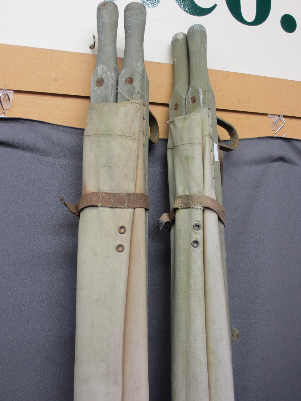 TWO WARTIME CASUALTY STRETCHERS - Image 2 of 3