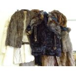 SIX VINTAGE LADY'S FUR COATS & JACKETS