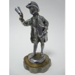 VINTAGE CAR MASCOT-TOWN CRIER accessory mascot circa 1930s, 15.5cms H.