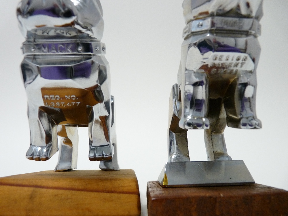 VINTAGE TRUCK MASCOTS X 2-MACK BULLDOGS two sizes including a 9.5cms H, 10cms L example and a 9.5cms - Image 5 of 5