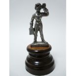 VINTAGE CAR MASCOT - BURLINGTON BERTIE circa 1925, unknown maker, 9.25cms H.