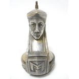 VINTAGE CAR MASCOT-MINERVA signed P de Soete, circa 1930, 24.5cms H.