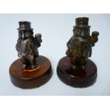 VINTAGE ADVERTISING ACCESSORY MASCOTS X 2- YOUNGER`S BEER standing figures of Father William, a cold