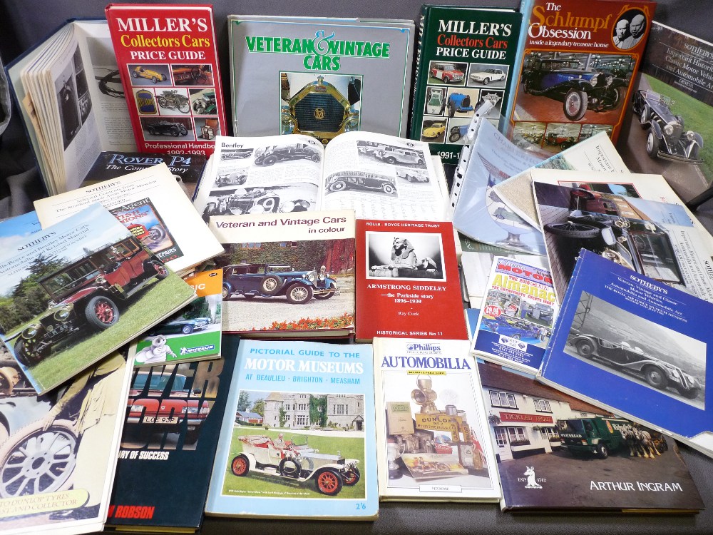 AUTOMOBILE COLLECTORS BOOKS-A QUANTITY to include The Complete Catalogue of British Cars-