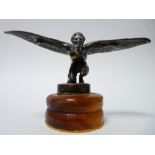 VINTAGE CAR MASCOT- HOMME VOLANT/FLYING MAN after Charles Paillett, by A E Lejeune, bears signature,