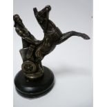 VINTAGE CAR MASCOT-ASSYRIAN CHARIOTEER bears the name BOFILL, 15cms H.