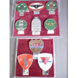 BENTLEY OWNERS & DRIVERS CLUB BADGES X 6 along with 3 ALVIS owners club examples.