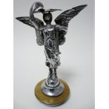 VINTAGE CAR MASCOT-GODDESS NIKE victory mascot stamped Rd 8 or 5 69818, 17cms H.