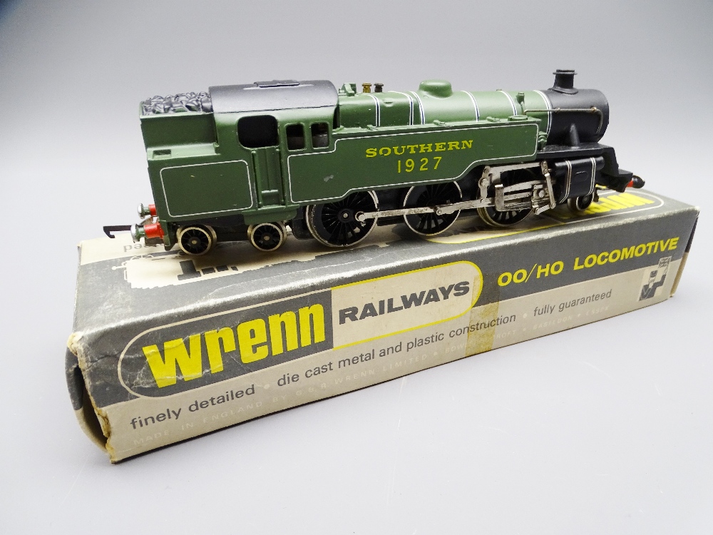 MODEL RAILWAY - WRENN W2225 S.r. green "SOUTHERN" No..1927. Boxed with instructions and packing