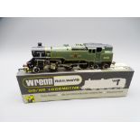 MODEL RAILWAY - Wrenn W2270 B.R. Green No.80135 boxed with instructions and packing rings.