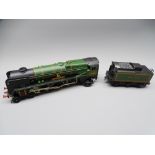MODEL RAILWAY - HORNBY DUBLO 3235 No.34042 DORCHESTER with a 2 rail barnstaple chasis (ideal for the