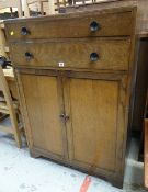 VINTAGE TALL BOY & SIMILAR SINGLE DOOR WARDROBE (2)