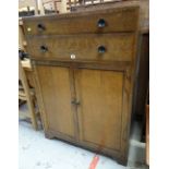 VINTAGE TALL BOY & SIMILAR SINGLE DOOR WARDROBE (2)