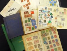 ASSORTED STAMPS IN ALBUMS & LOOSE PAGES including Plating Album of GB Penny Reds, comprehensively