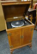 MID-CENTURY 'PERIOD HIGH FIDELITY' GARRARD MUSIC CENTRE 125SB fitted turntable, Impulse ST202