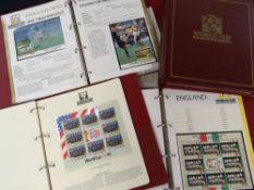 SIX ALBUMS OF THE WORLD CUP 1990 COLLECTION BY WESTMINSTER containing soccer / football World Cup