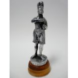 VINTAGE CAR MASCOT-PHINEAS MACLINO TAKING SNUFF trademark figure for the Gallagher & Jamieson