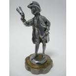 VINTAGE CAR MASCOT-TOWN CRIER accessory mascot circa 1930s, 15.5cms H.