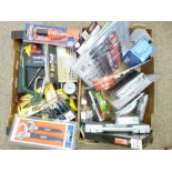HAND TOOLS, FIXTURES, FITTINGS & ACCESSORIES: A GOOD QUANTITY mainly packaged and unused (in two