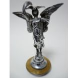 VINTAGE CAR MASCOT-GODDESS NIKE victory mascot stamped Rd 8 or 5 69818, 17cms H.