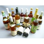 TABLE WINES & OTHER DRINK (16 bottles) 1970s and later dates