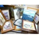 FRAMED PICTURES & PRINTS: A QUANTITY