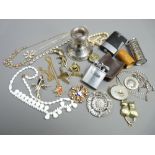 MIXED JEWELLERY, collector's lighters ETC