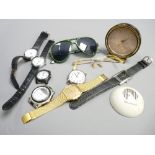 GENT'S WRISTWATCHES, Westclox alarm clock ETC