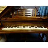 STEINBERG BABY GRAND PIANO, 99cms H, 146.5cms W, 144cms overall Length