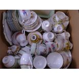 VINTAGE TEAWARE, a mixed quantity