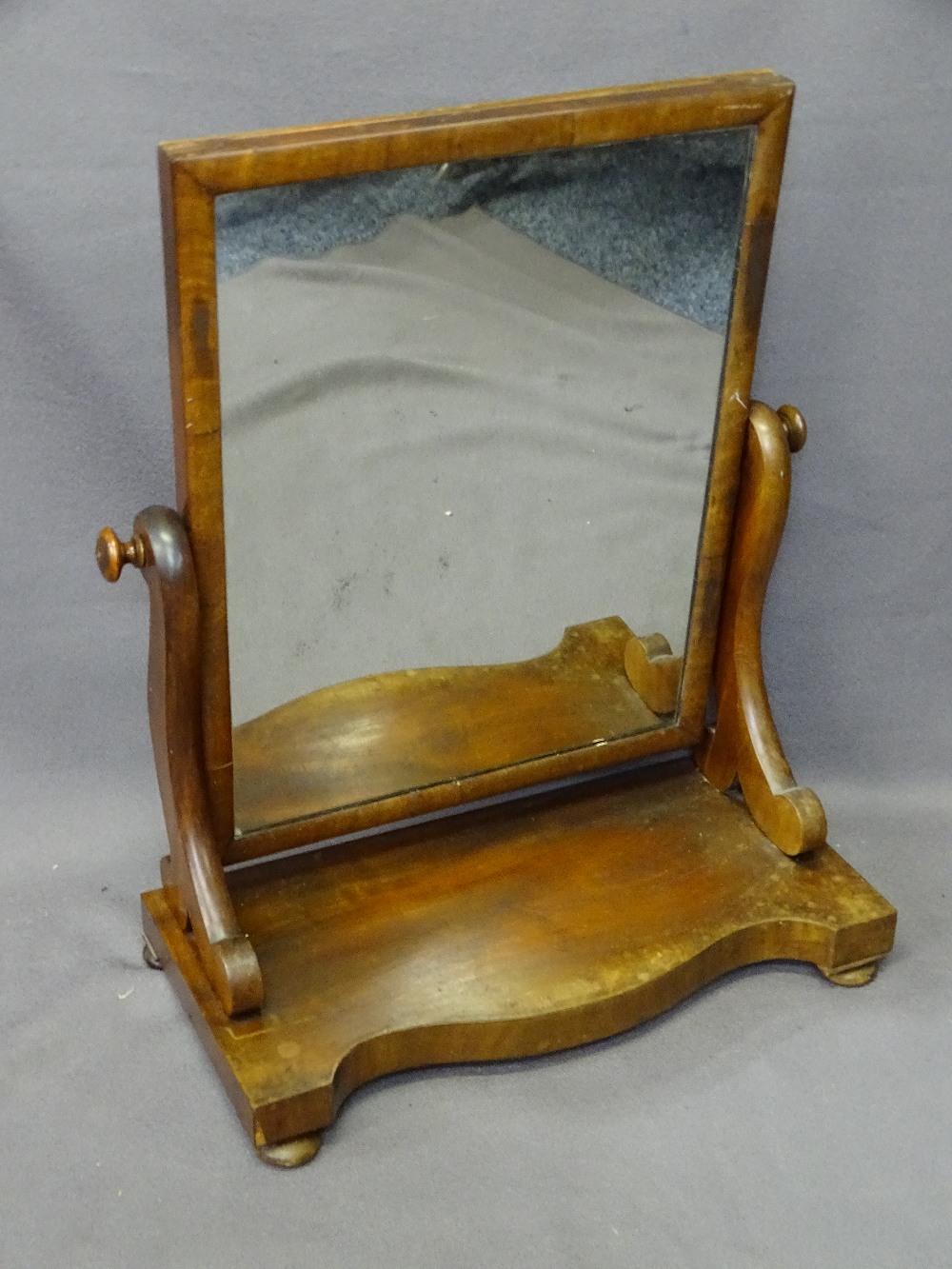 MAHOGANY SWING DRESSING TABLE MIRROR