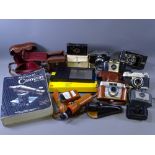 VINTAGE CAMERA COLLECTION and associated items