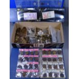 VINTAGE BRITISH & OVERSEAS COINAGE & BANK NOTES, a large mixed quantity
