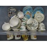 QUEEN ANNE TEAWARE, commemorative china and similar items