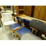 ASSORTED VINTAGE OCCASIONAL FURNITURE including dressing table, armchair, swivel chair, school desk,