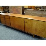 IB KOFOD LARSEN FOR G-PLAN DANISH RANGE TEAK SIDEBOARD, with fitted pair of cupboard doors and