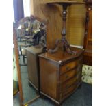 ASSORTED OCCASIONAL FURNITURE including Victorian walnut tripod table with later top, reproduction