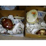 MIXED DECORATIVE POTTERY & PORCELAIN, a quantity, makers include Carlton ware, Rouge Royale,