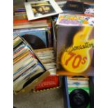 LOT WITHDRAWN-VINTAGE LPs & 45 RPM RECORDS a quantity, various artists and compilations, bo