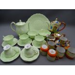 ROYAL ALBERT CROWN TEAWARE, Pierette pattern and a quantity of Satsuma teaware