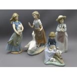 NAO FIGURINES - four girls in various poses