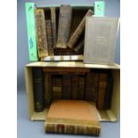 ANTIQUE & LATER LEATHERBOUND & OTHER BOOKS, Welsh and English titles and content including some